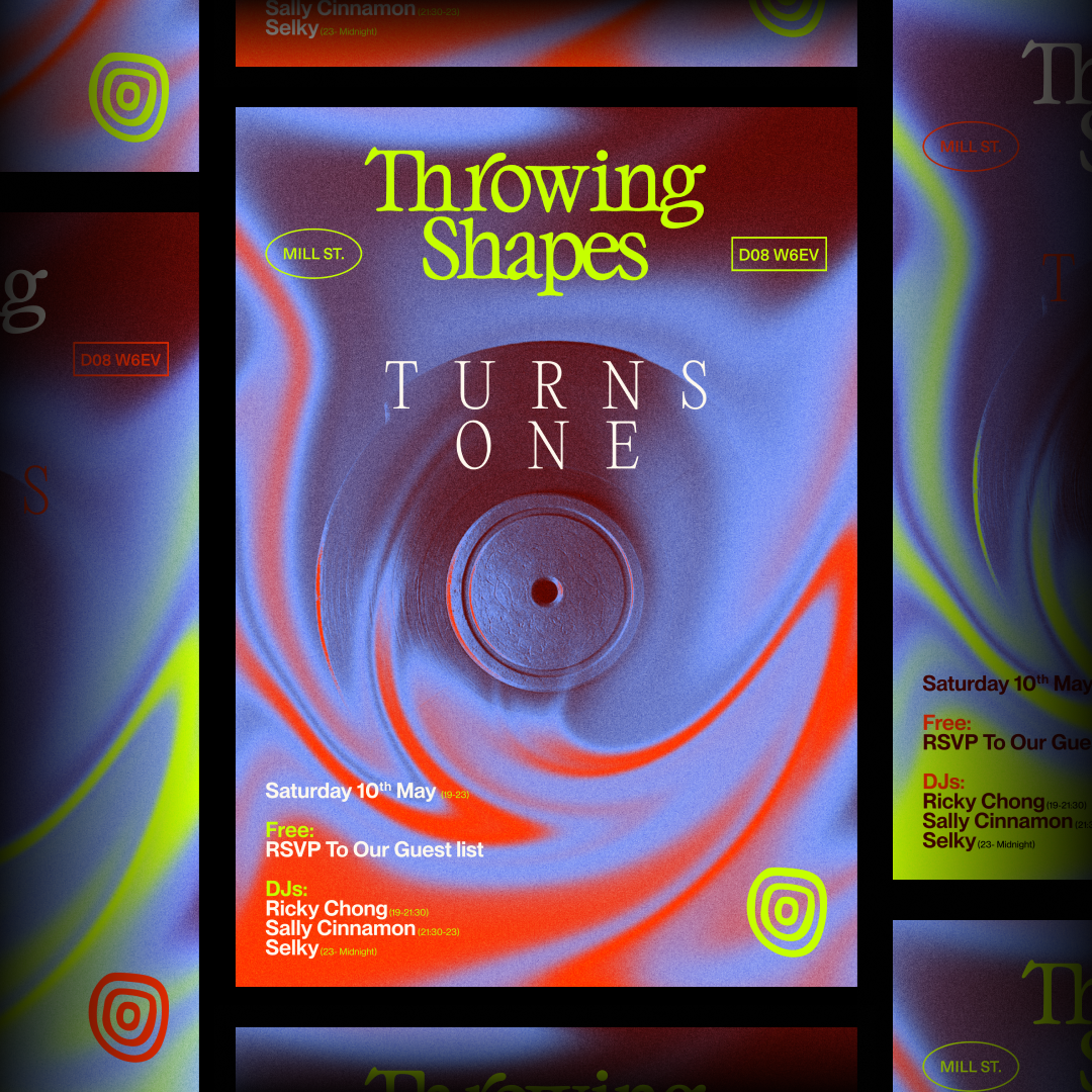 Throwing Shapes Turns One