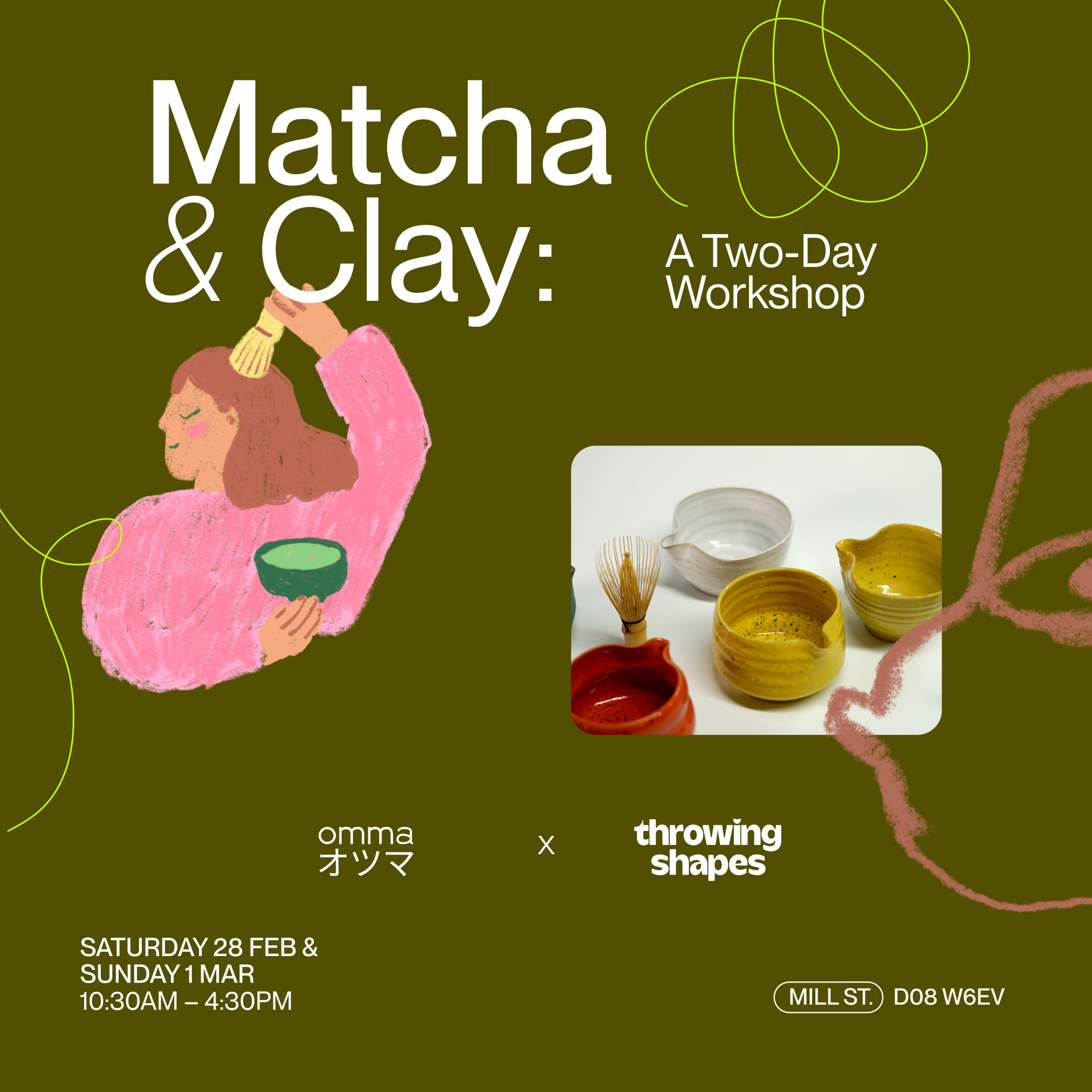 Level 1 | Matcha & Clay | 2 day Workshop