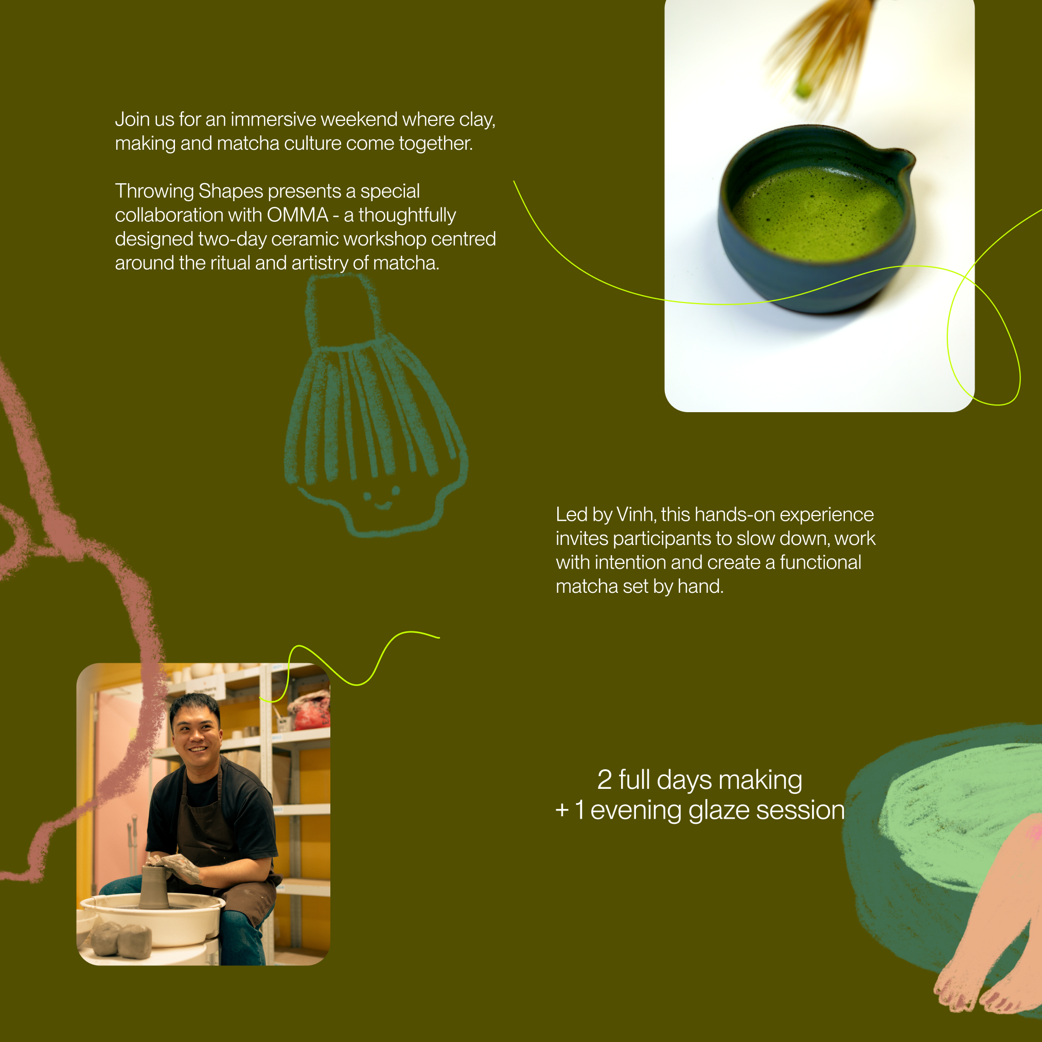 Level 1 | Matcha & Clay | 2 day Workshop