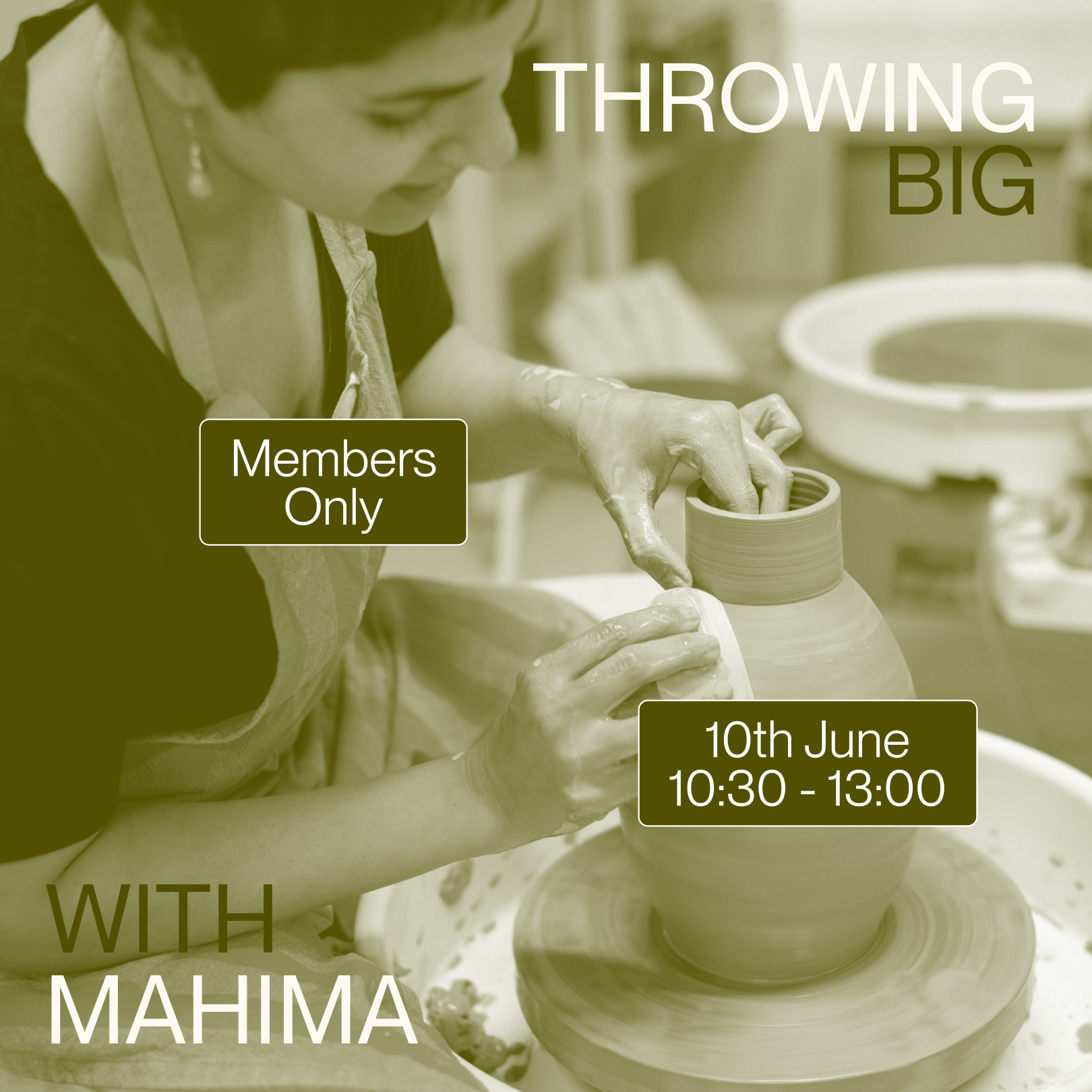 Level 2 | Throwing Big with Mahima | 2.5 Hours
