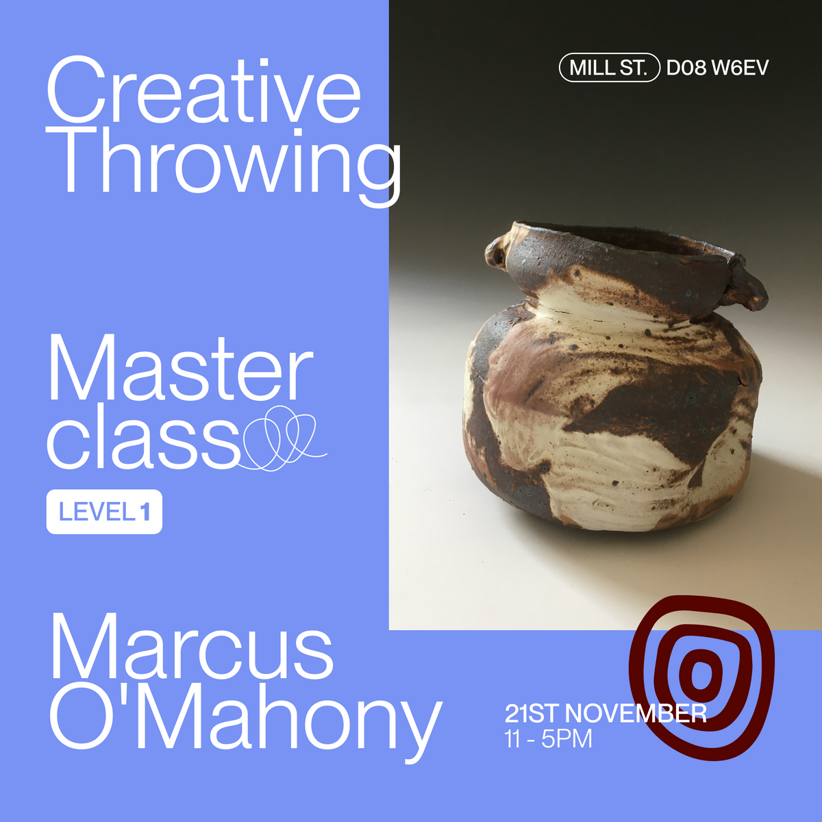 Level 2 | Creative Throwing with Marcus O'Mahony | 1 Day